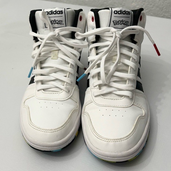 Pokemon Adidas Hoops Shoes Size 5.5 Adidas Hoops Mid 2.0K Pokemon edition. - Picture 5 of 13